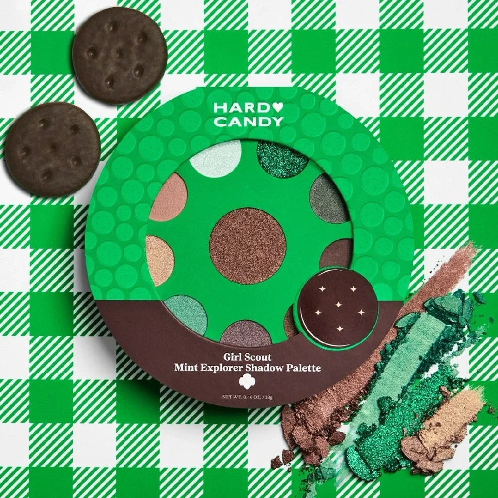 New Hard Candy Girl Scouts Cookie Crush Thin Mints Eye Shadow Palette